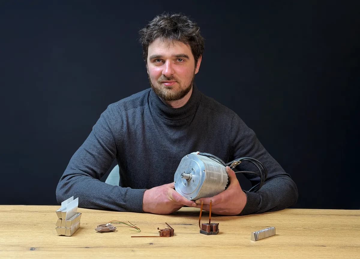 Výroba motora FrenoFlux v dielni